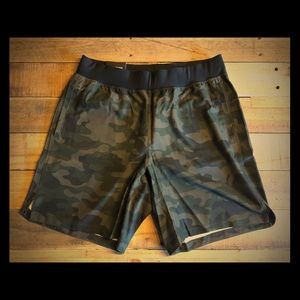 Bearbottom Rec Short - Camo Green - 7” Inseam